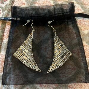 Express Two-Tone Glam Earrings